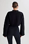 black sweatshirt